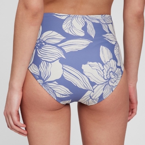 NWT! Multifloral Recycled High Rise Bikini Bottom - Size XL 💎 - Picture 2 of 3